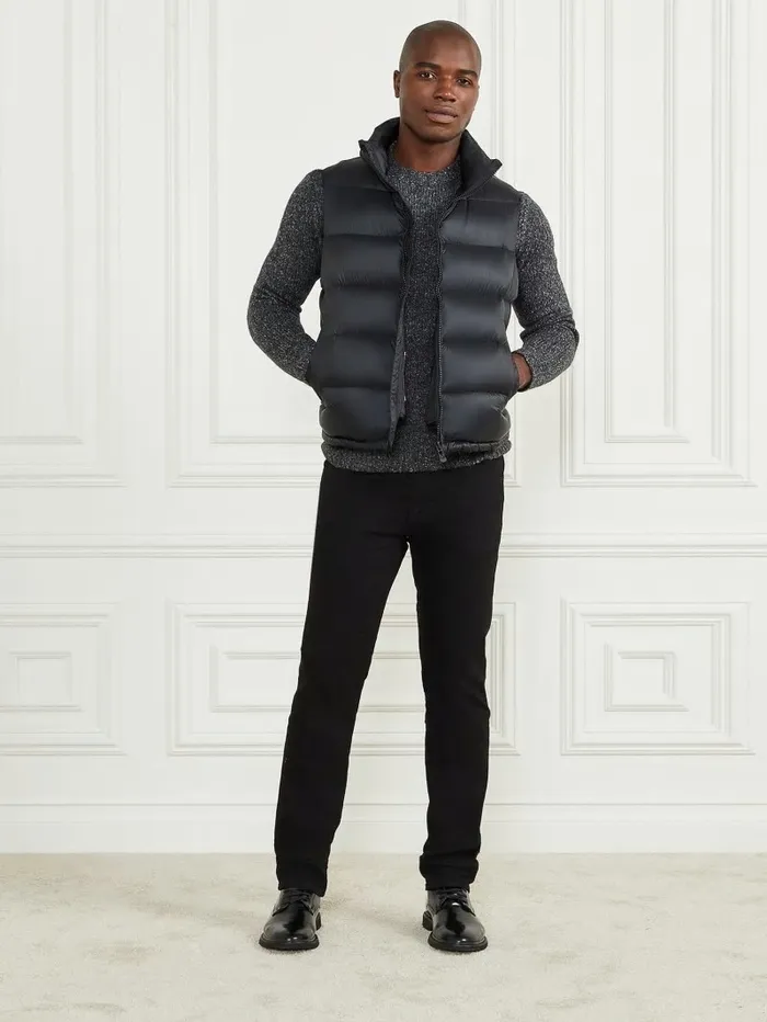 Men GUESS Down Puffer Vest Bleu lgant Jackets and Coats Men GUESS Down Puffer Vest Bleu lgant Jackets and Coats
