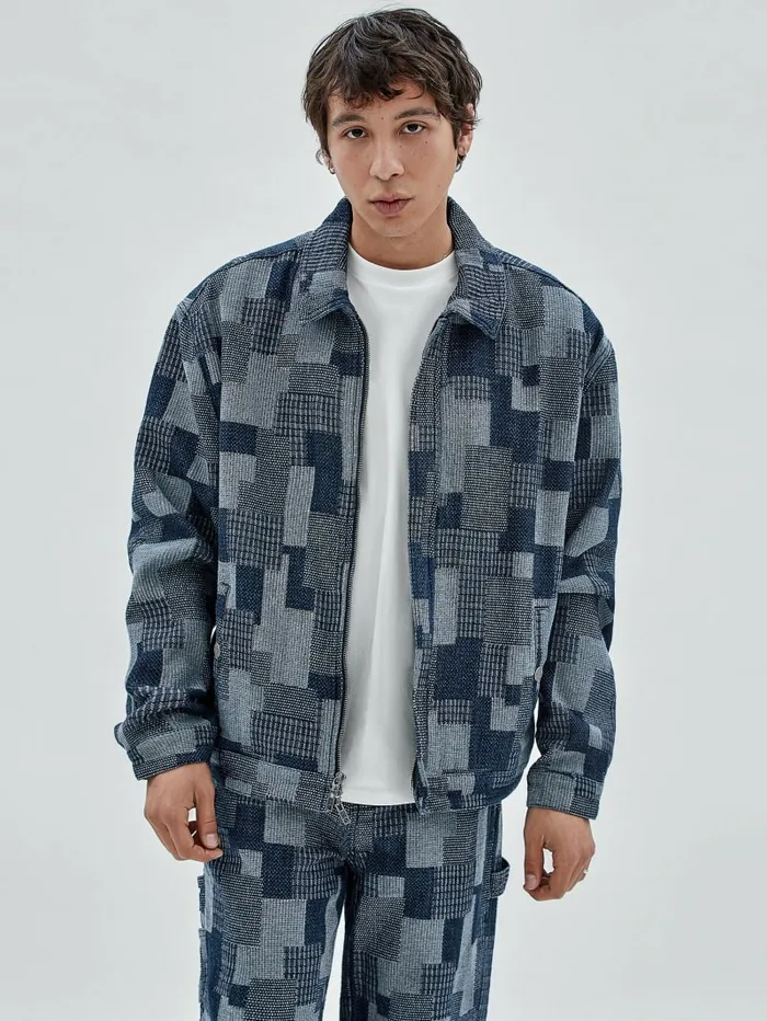Men GUESS GUESS Originals Denim Patch Shacket Go Dark Rinse Wash Jackets and Coats Men GUESS GUESS Originals Denim Patch Shacket Go Dark Rinse Wash Jackets and Coats