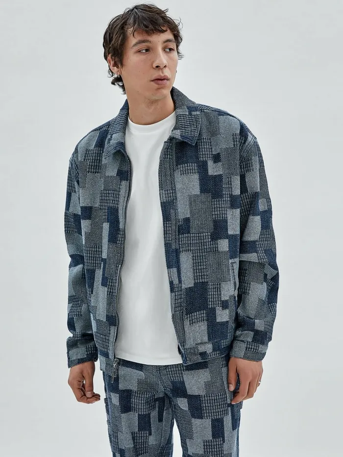 Men GUESS GUESS Originals Denim Patch Shacket Go Dark Rinse Wash Jackets and Coats Men GUESS GUESS Originals Denim Patch Shacket Go Dark Rinse Wash Jackets and Coats