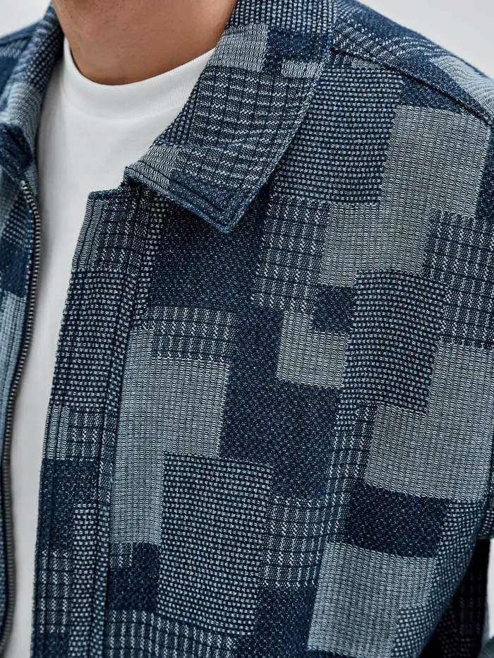 Men GUESS GUESS Originals Denim Patch Shacket Go Dark Rinse Wash Jackets and Coats Men GUESS GUESS Originals Denim Patch Shacket Go Dark Rinse Wash Jackets and Coats