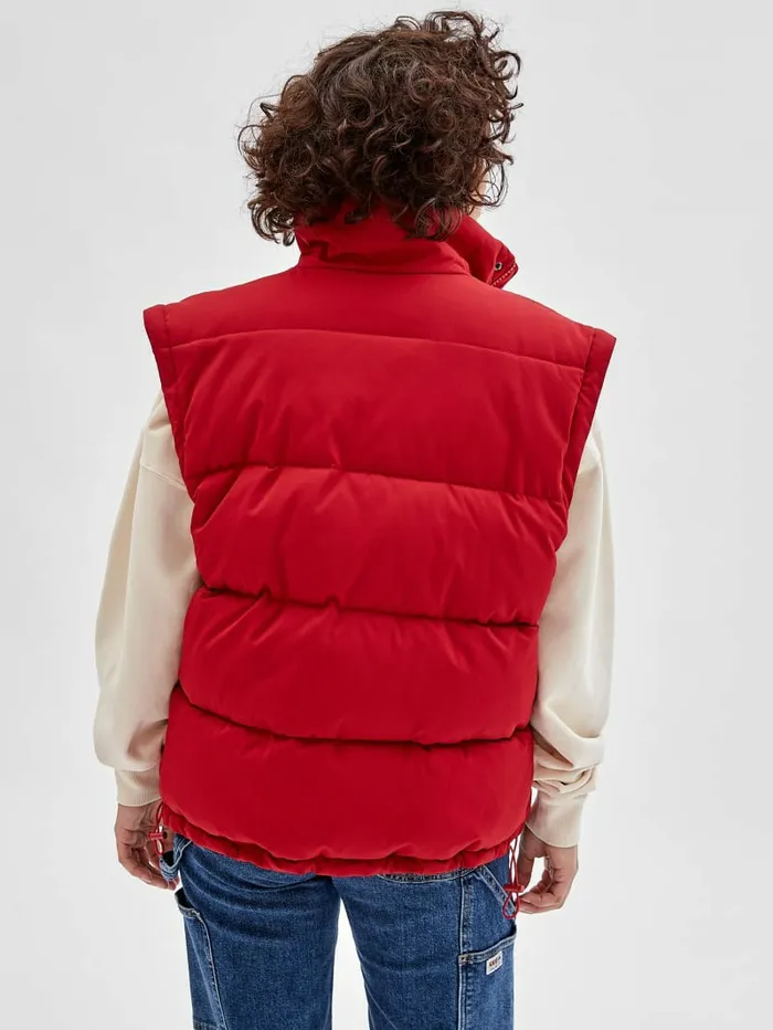 Men GUESS GUESS Originals Puffer Jacket Chili Red Jackets and Coats