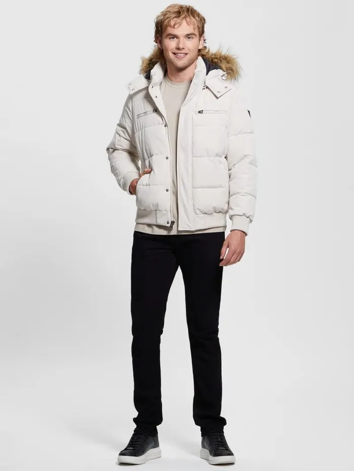 Men Heavy Flight Puffer Jacket Dreamy Moon Jackets and Coats GUESS Men Heavy Flight Puffer Jacket Dreamy Moon Jackets and Coats GUESS