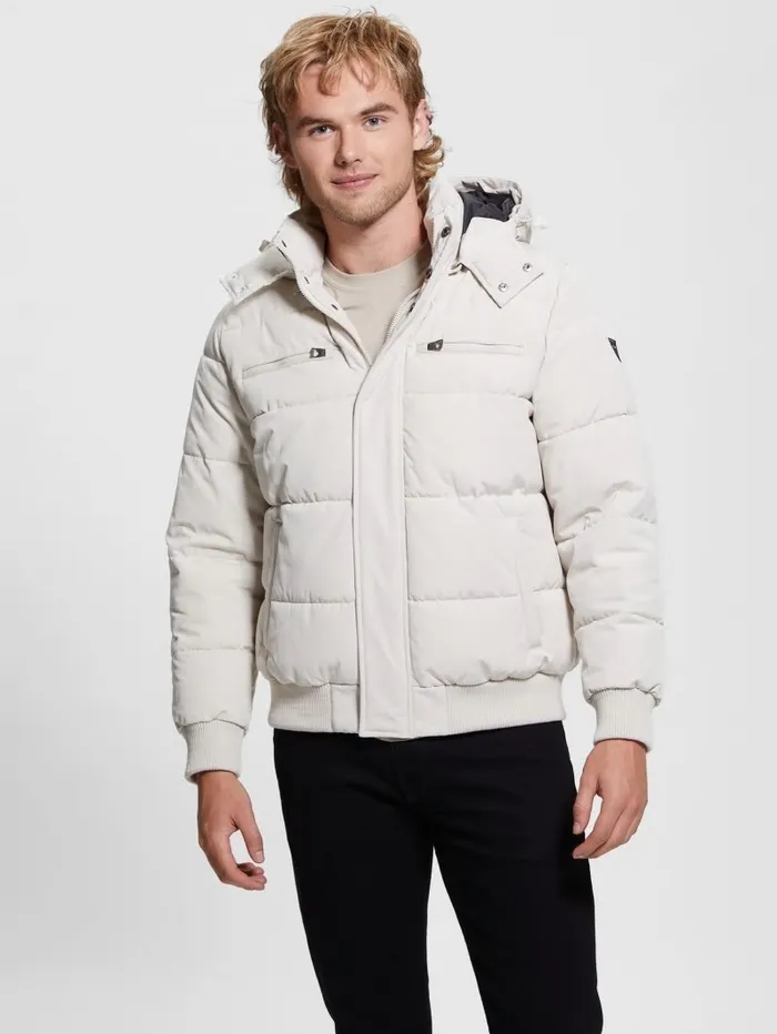 Men Heavy Flight Puffer Jacket Dreamy Moon Jackets and Coats GUESS Men Heavy Flight Puffer Jacket Dreamy Moon Jackets and Coats GUESS