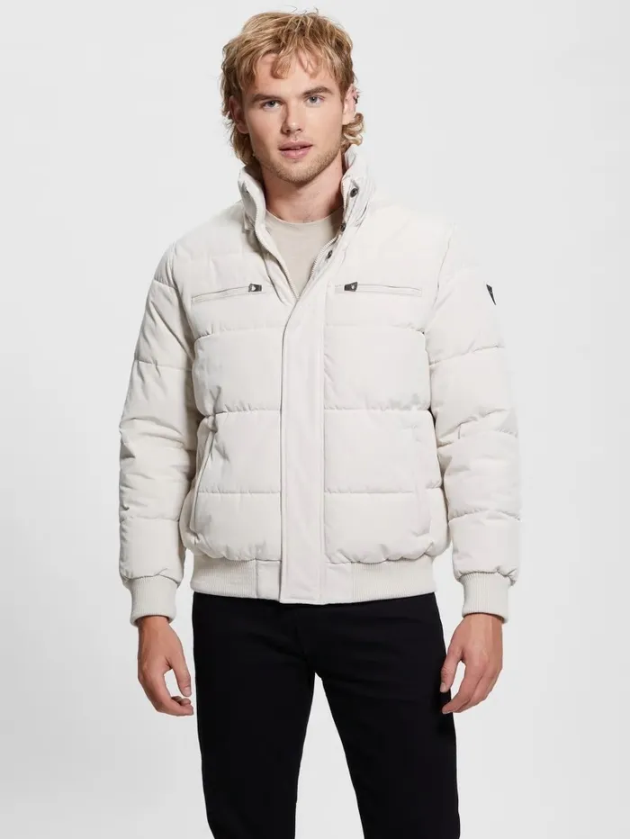 Men Heavy Flight Puffer Jacket Dreamy Moon Jackets and Coats GUESS Men Heavy Flight Puffer Jacket Dreamy Moon Jackets and Coats GUESS