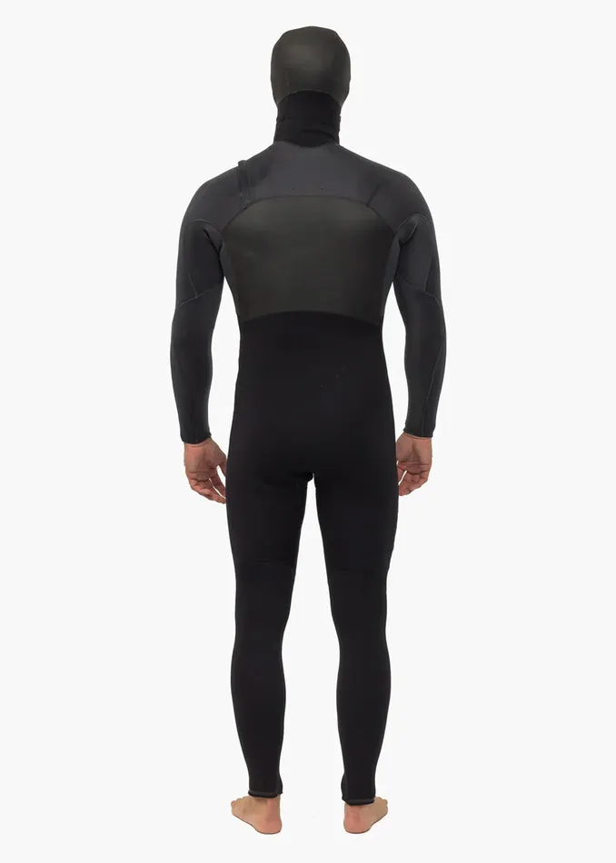 Men High Seas II 54 Full Hooded Chest Zip Wetsuit Charcoal High Seas Wetsuits Vissla Men High Seas II 54 Full Hooded Chest Zip Wetsuit Charcoal High Seas Wetsuits Vissla