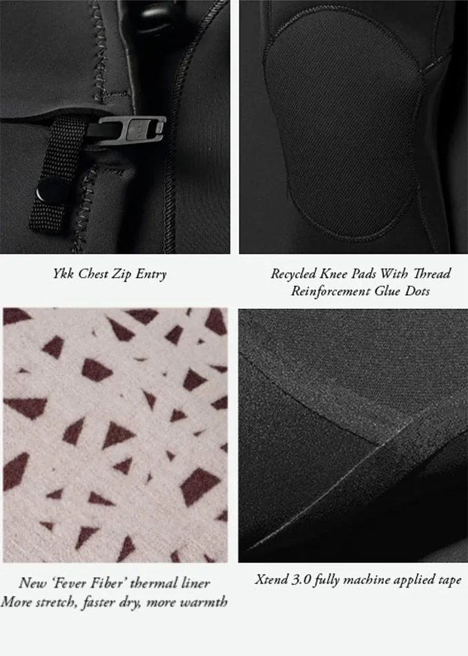 Men High Seas II 54 Full Hooded Chest Zip Wetsuit Charcoal High Seas Wetsuits Vissla Men High Seas II 54 Full Hooded Chest Zip Wetsuit Charcoal High Seas Wetsuits Vissla