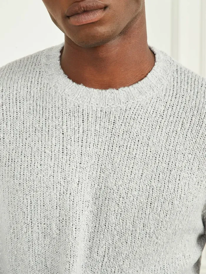 Men Hoodies and Sweaters GUESS Jaspe Crewneck Sweater Light Stone Heather Men Hoodies and Sweaters GUESS Jaspe Crewneck Sweater Light Stone Heather