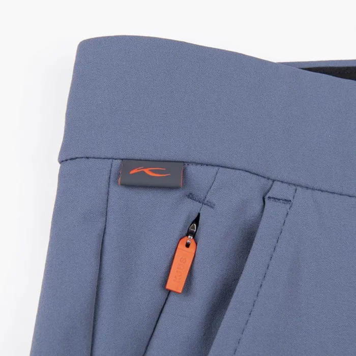 Men Iver Pants tailored Fit Steel Blue KJUS Bottoms