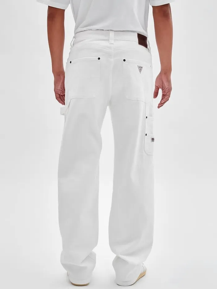 Men Jeans and Denim GUESS GUESS Originals Kit Carpenter Jeans Go Ecru Wash Men Jeans and Denim GUESS GUESS Originals Kit Carpenter Jeans Go Ecru Wash