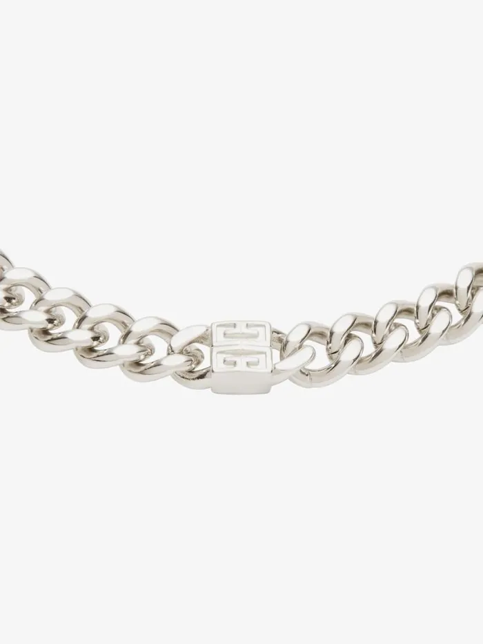 Men Jewelry Givenchy 4G Bracelet In Metal Silvery