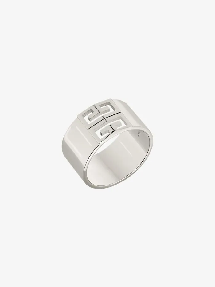Men Jewelry Givenchy 4G Ring In Metal Silvery Men Jewelry Givenchy 4G Ring In Metal Silvery