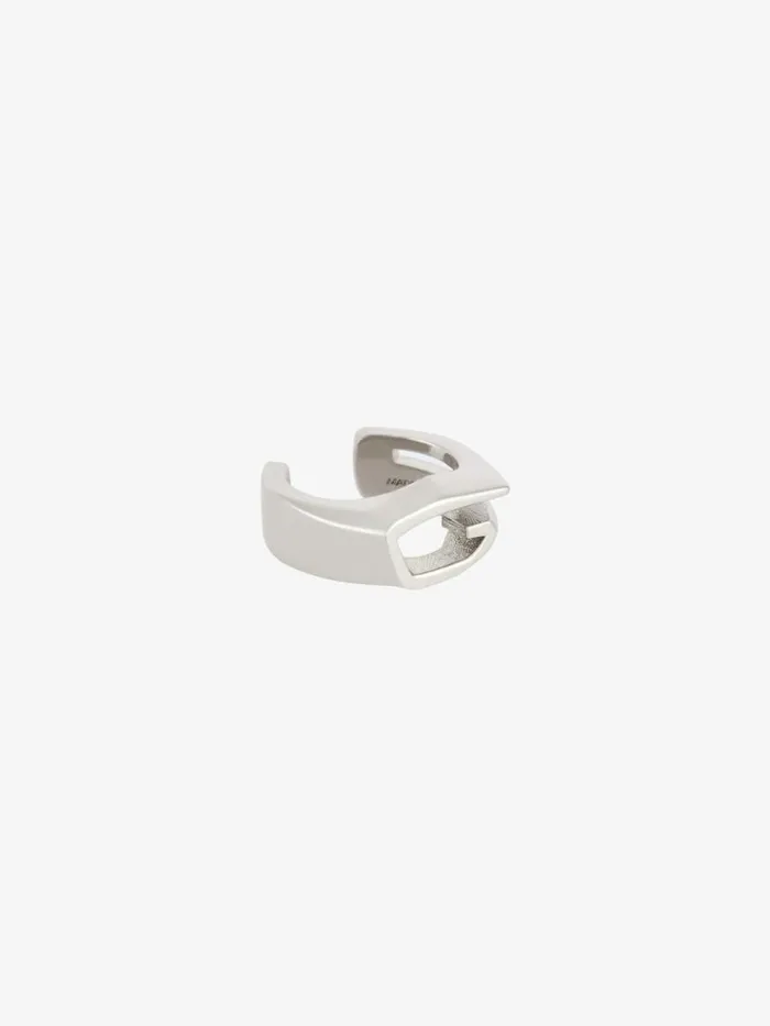 Men Jewelry Givenchy Giv Cut Earcuff In Metal Silvery Men Jewelry Givenchy Giv Cut Earcuff In Metal Silvery