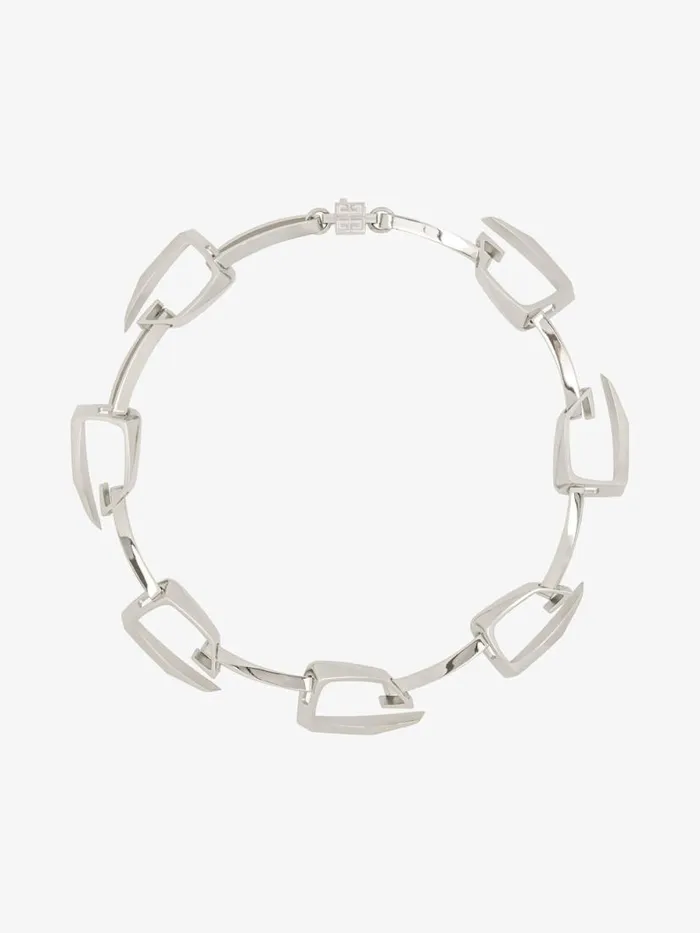 Men Jewelry Givenchy Giv Cut Necklace In Metal Silvery Men Jewelry Givenchy Giv Cut Necklace In Metal Silvery