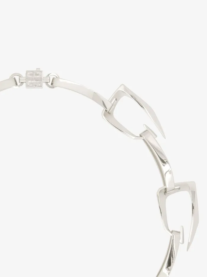Men Jewelry Givenchy Giv Cut Necklace In Metal Silvery Men Jewelry Givenchy Giv Cut Necklace In Metal Silvery