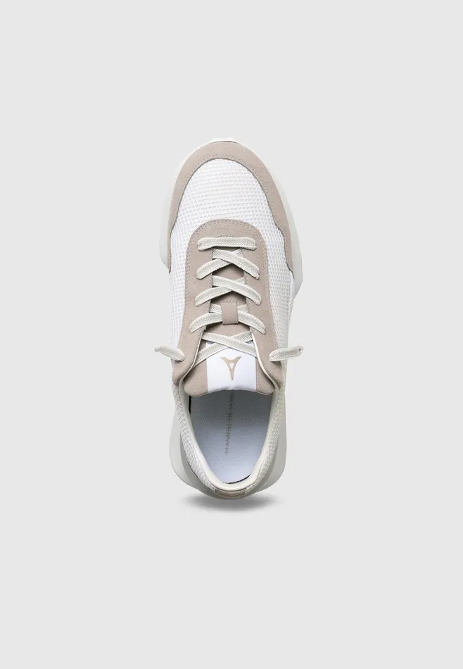 Men Manire De Voir Lartiste Runner Whitebeige