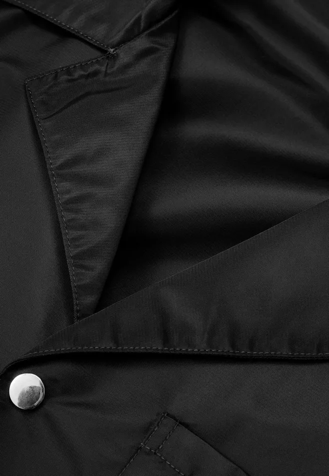 Men Manire De Voir Nylon Revere Shirt Black