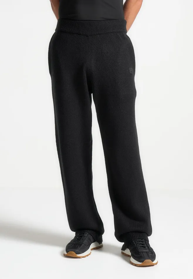 Men Manire De Voir Signature MohairBlend Joggers Black