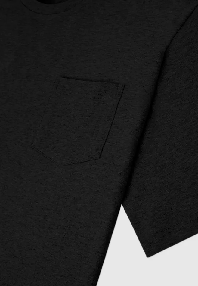 Men Manire De Voir ternel Oversized Fit Cotton TShirt Black