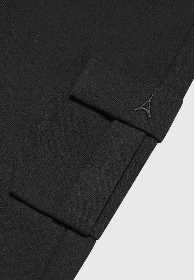 Men Manire De Voir Twill Cargo Regular Fit Pants Black