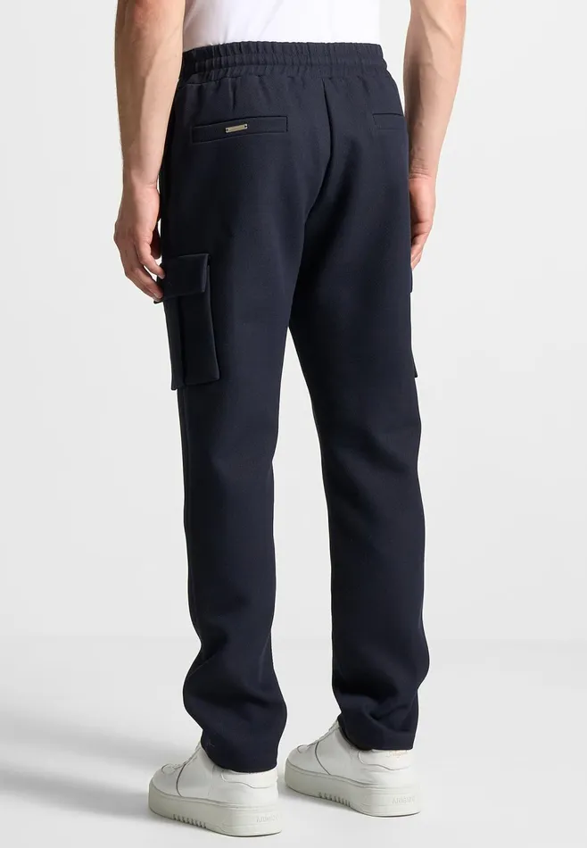 Men Manire De Voir Twill Cargo Regular Fit Pants Navy
