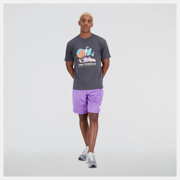 Men NB Hoops Fundamentals Short TWILIGHT Shorts New Balance