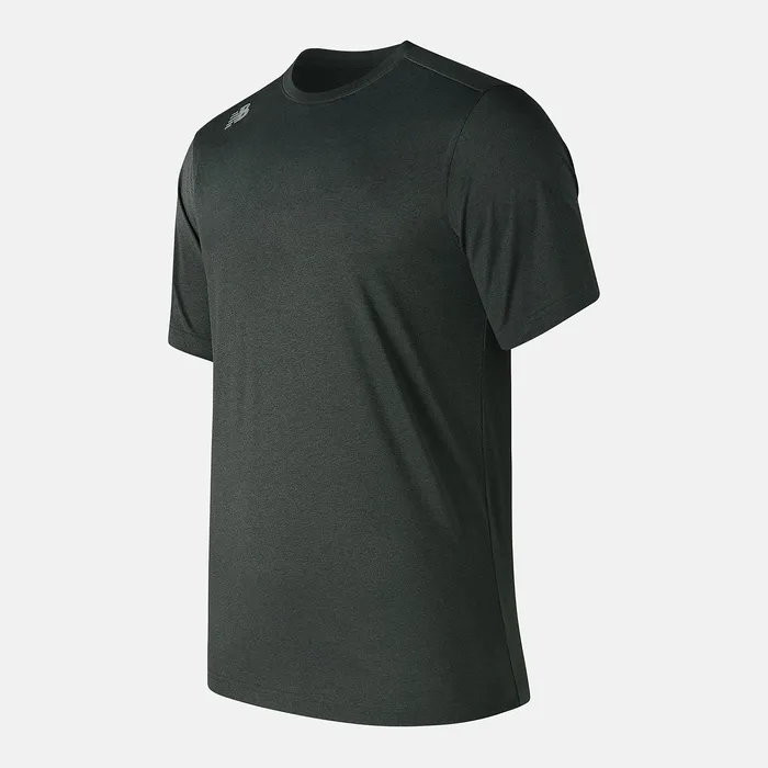 Men New Balance Short Sleeve Tech Tee DARK HEATHER Shirts