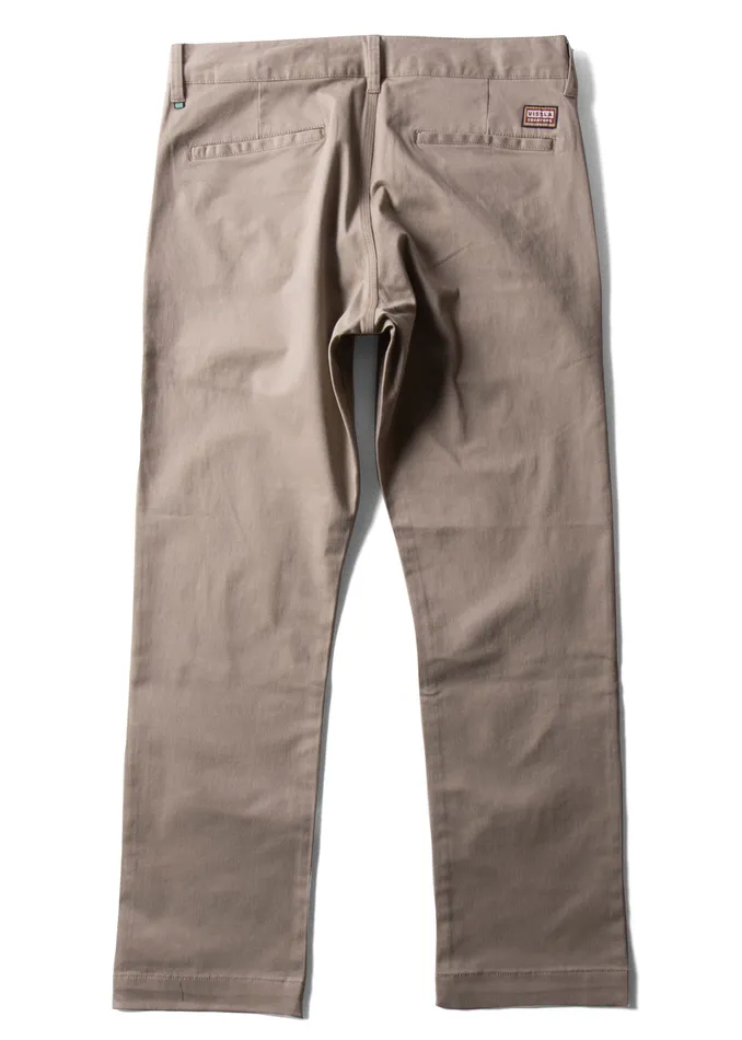 Men Pants and Denim Vissla Creators Port Chino Pant Khaki Men Pants and Denim Vissla Creators Port Chino Pant Khaki