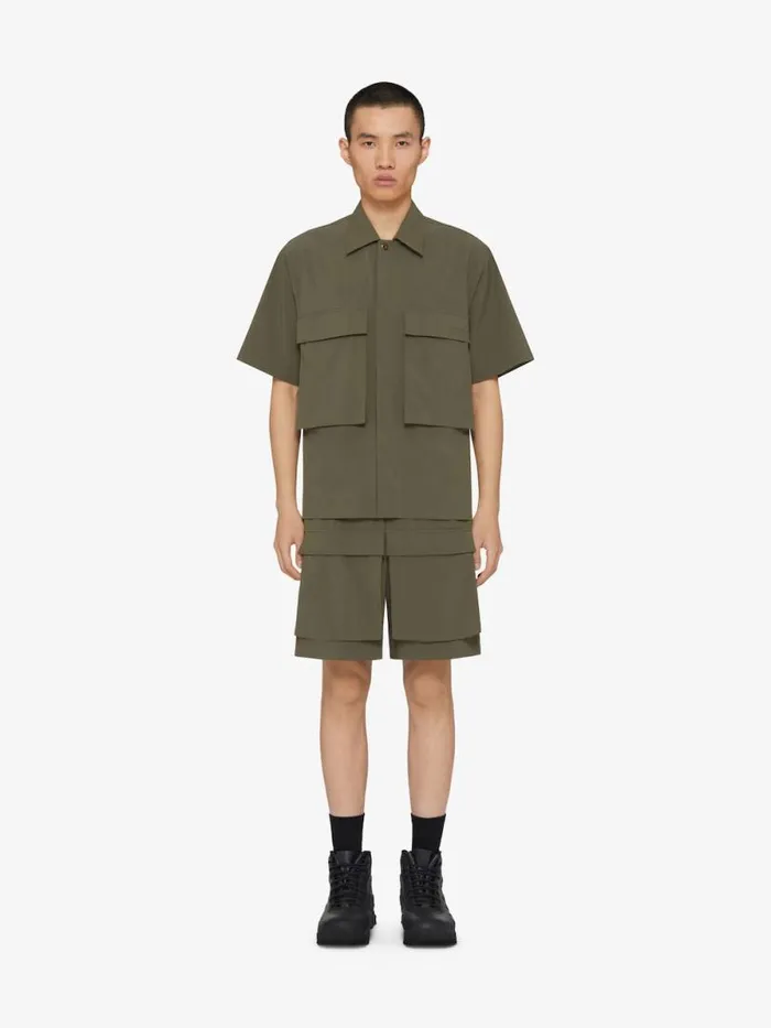 Men Pants and Shorts Givenchy Cargo Bermuda Shorts Khaki