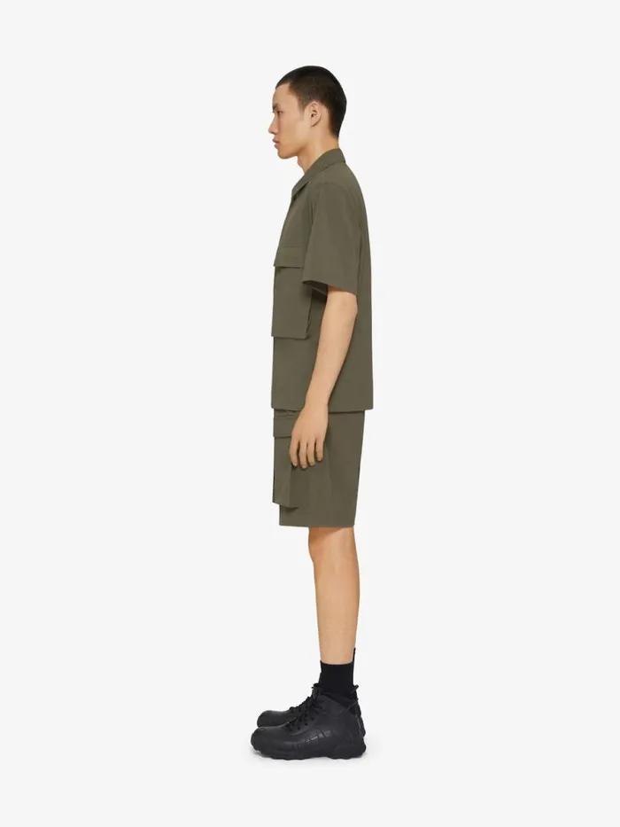 Men Pants and Shorts Givenchy Cargo Bermuda Shorts Khaki