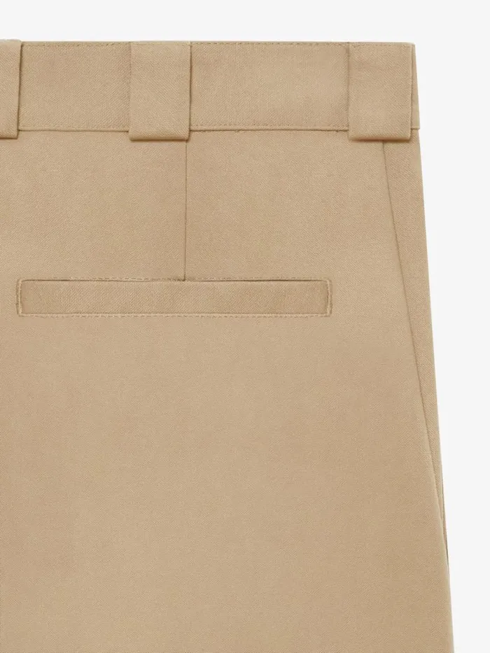 Men Pants and Shorts Givenchy Extra Wide Chino Pants In Canvas Beige