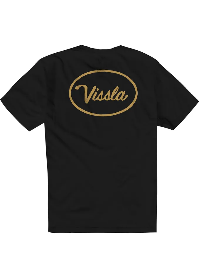 Men Premium Tees Vissla Station Premium Pkt Tee Black