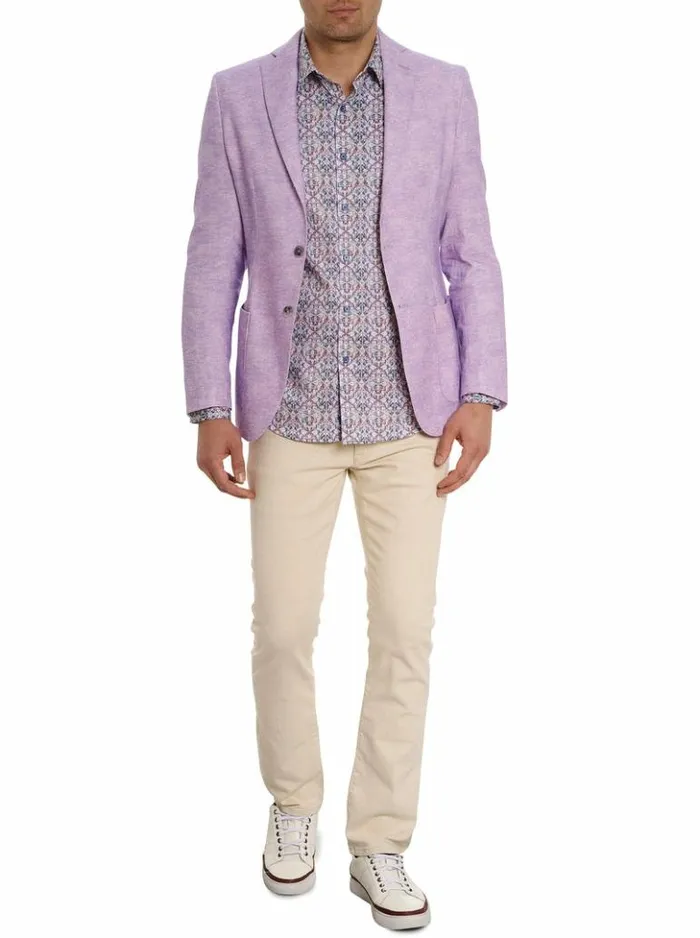 Men Robert Graham Blazers Allen Blazer Purple