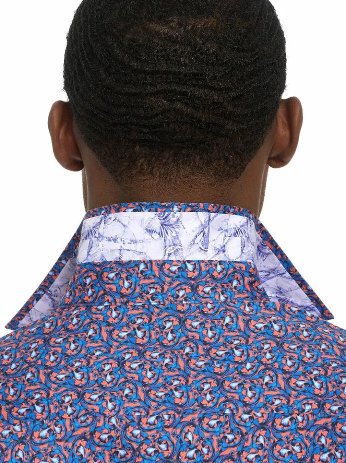 Men Robert Graham Button Down Shirts Golden Horn Long Sleeve Button Down Shirt Multi