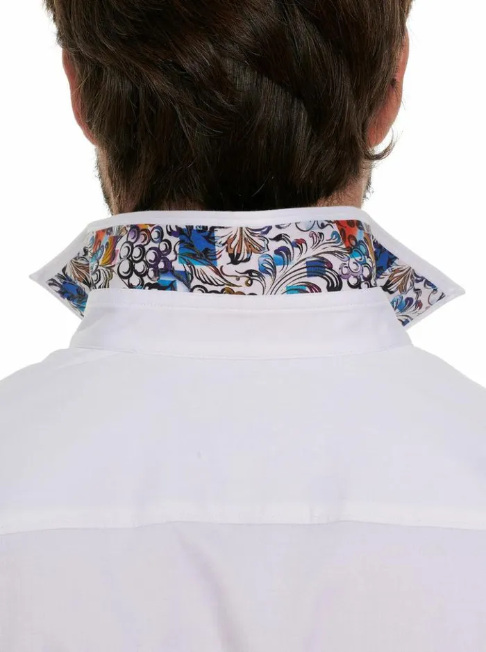 Men Robert Graham Button Down Shirts Pinot Noir 2 Long Sleeve Button Down Shirt Classic