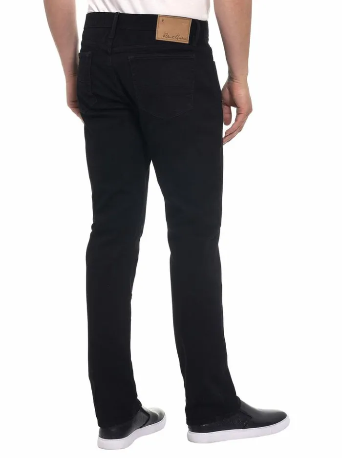 Men Robert Graham Jeans and Pants Coleman Denim Black
