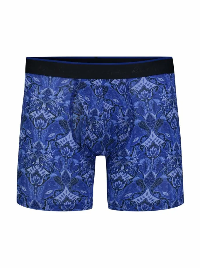 Men Robert Graham Pajamas and Underwear Blue Paisley Single Boxer Brief Blue