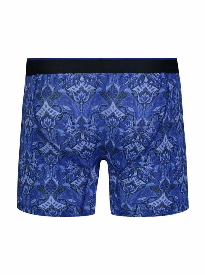 Men Robert Graham Pajamas and Underwear Blue Paisley Single Boxer Brief Blue