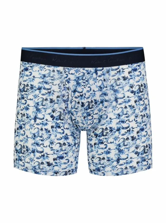 Men Robert Graham Pajamas and Underwear White Paisley Single Boxer Brief White Men Robert Graham Pajamas and Underwear White Paisley Single Boxer Brief White