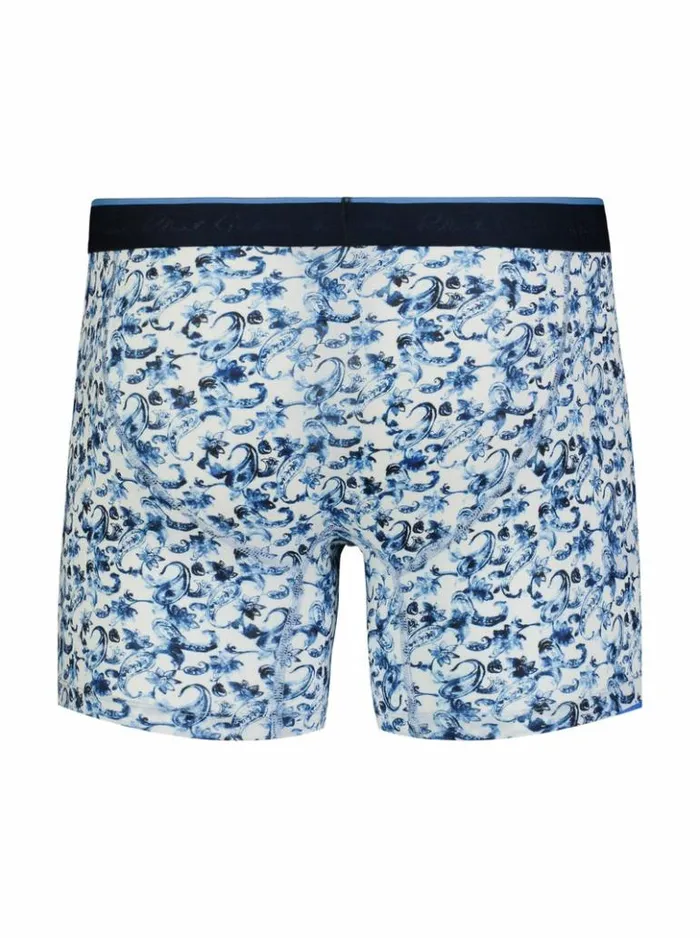 Men Robert Graham Pajamas and Underwear White Paisley Single Boxer Brief White