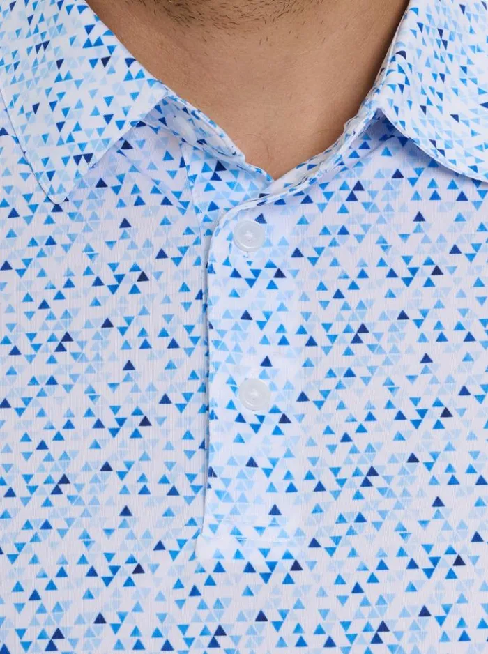 Men Robert Graham Polos and TShirts Calder Polo Blue