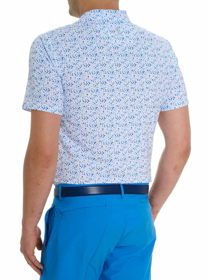 Men Robert Graham Polos and TShirts Calder Polo Blue