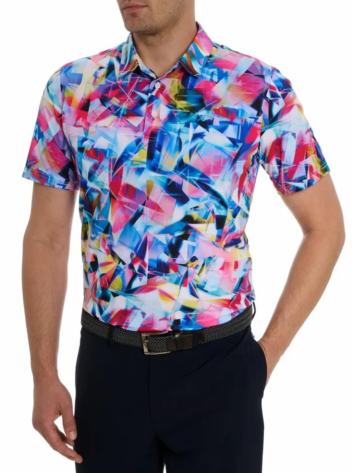 Men Robert Graham Polos and TShirts Color Up Polo Multi