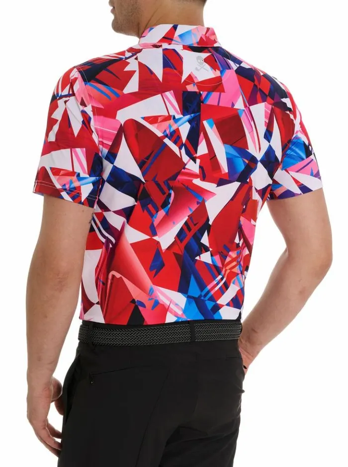 Men Robert Graham Polos and TShirts Driftwood Polo Blue