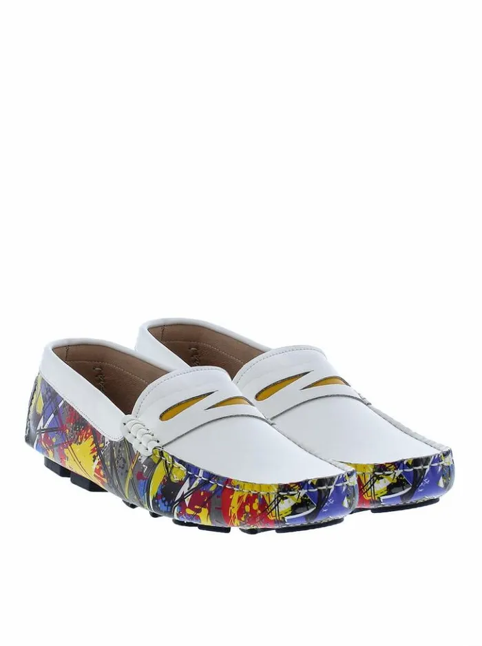 Men Robert Graham Shoes Aurora Loafer White