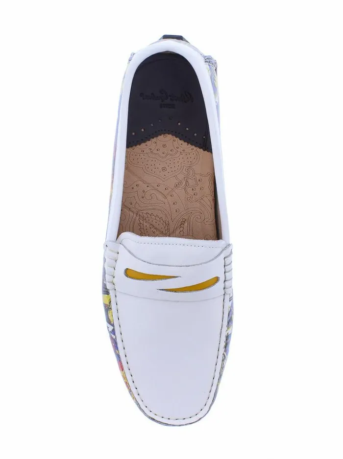 Men Robert Graham Shoes Aurora Loafer White