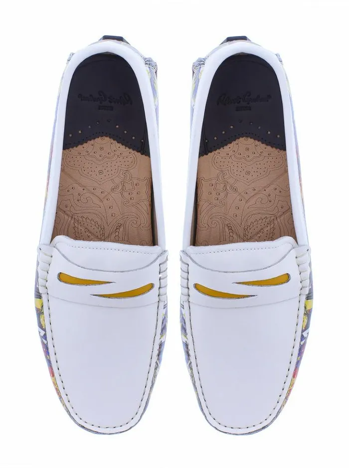 Men Robert Graham Shoes Aurora Loafer White