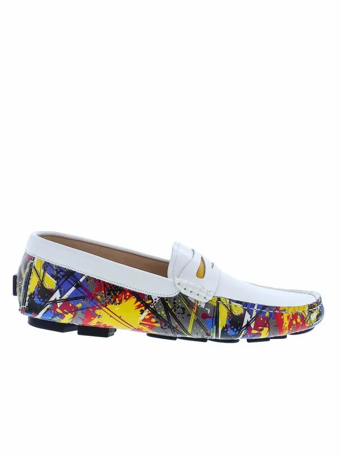 Men Robert Graham Shoes Aurora Loafer White