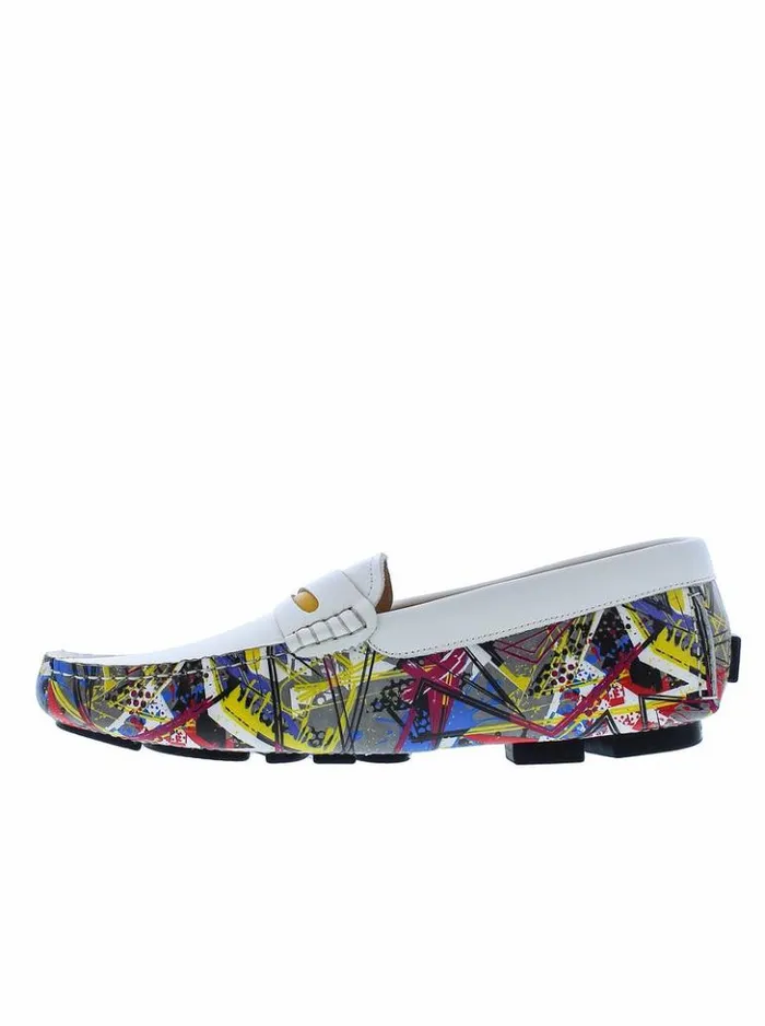 Men Robert Graham Shoes Aurora Loafer White