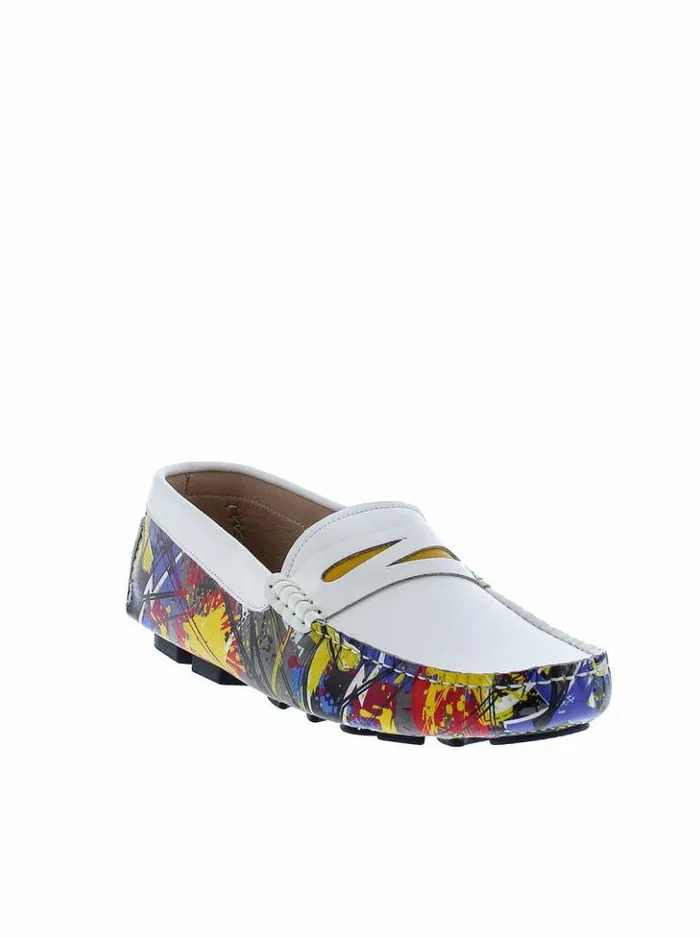 Men Robert Graham Shoes Aurora Loafer White