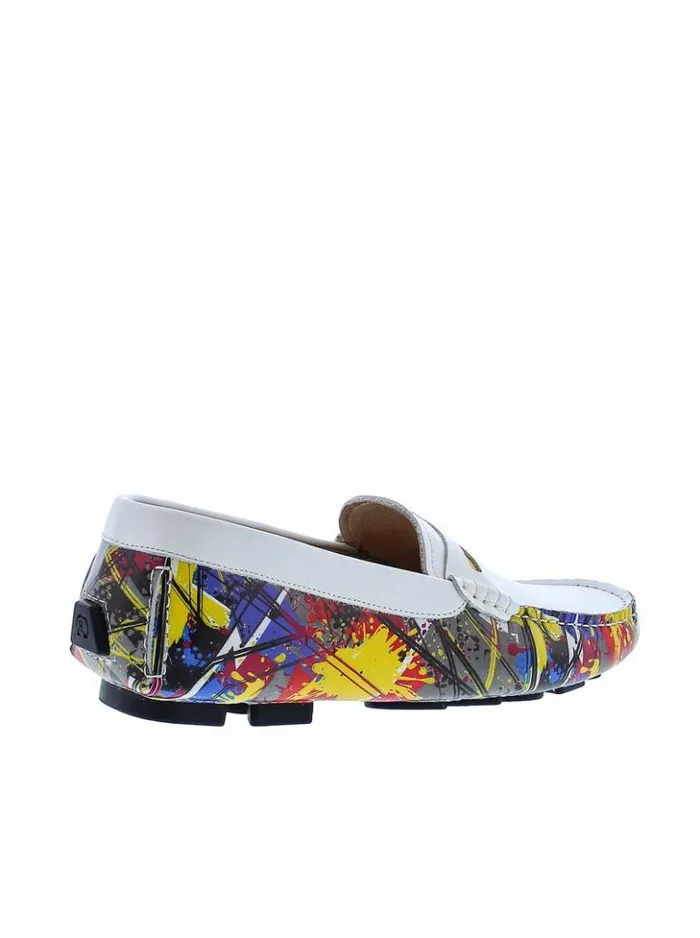 Men Robert Graham Shoes Aurora Loafer White